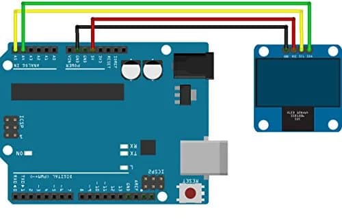 UCTRONICS 0.96 Inch OLED Module 128x64 Yellow Blue | Self-Luminous Display for Arduino & Raspberry Pi thumbnail 6