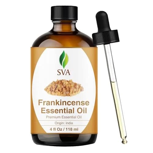 SVA ORGANICS Frankincense Essential Oil 118 ml (4 Fl Oz) | Pure Serrata Oil for Aromatherapy & Skin thumbnail 1