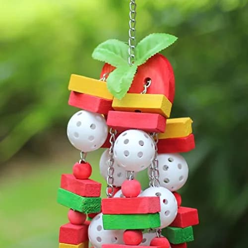 KINTOR Large Parrot Chew Toy, 22 Inch | Durable Beak Grinder for Macaw & African Grey thumbnail 4