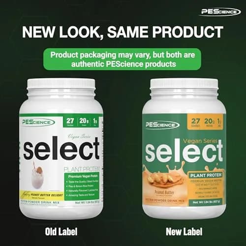 PEScience Select Vegan Protein Powder, Peanut Butter Delight, 27 Servings | Plant-Based, Dairy & Gluten Free thumbnail 2