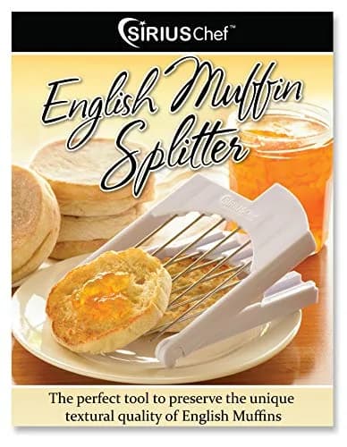 SIRIUS Chef English Muffin Splitter Tool | Stainless Steel Tines, Plastic Handles, 15.2 x 12 cm (6 x 4.75 Inches) thumbnail 7