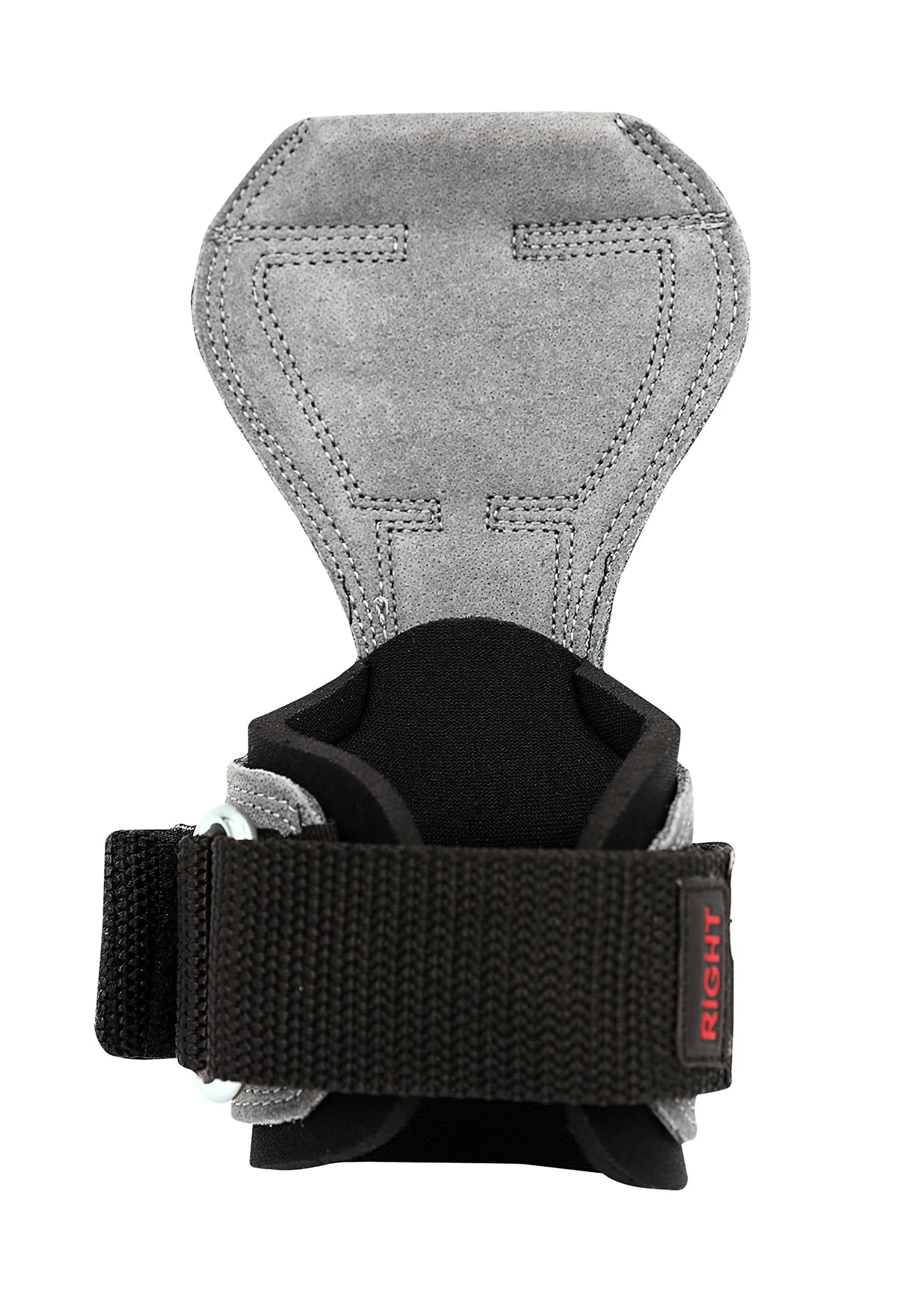 Cobra Grips PRO Charcoal Leather Weight Lifting Gloves with Wrist Wraps - 5.5-8.75" Wrist - view 4