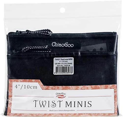 ChiaoGoo Twist SS Mini Set, 10 cm | Interchangeable Lace Needles for Knitting thumbnail 1