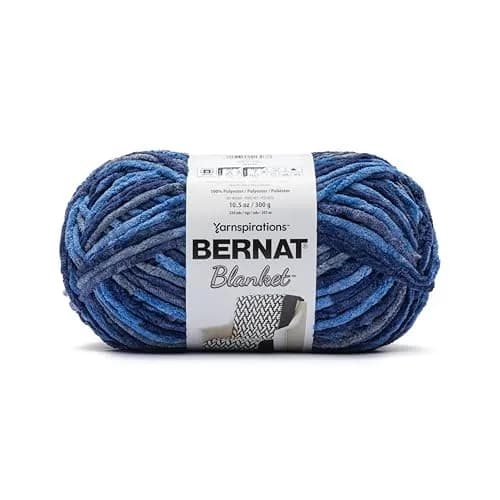 Bernat Blanket BB, North Sea | Super Bulky Chenille Yarn for Cozy Projects - main product image