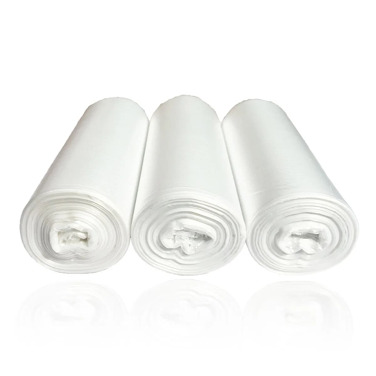 SOSOHOME Clear Trash Bags 2 Gallon (1.9L / 2 Gal) | 150 Counts, 3 Rolls | Non-Scented, Leak-Resistant