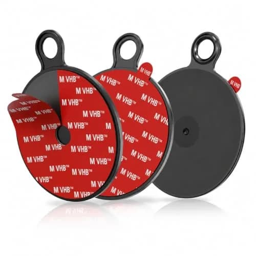 APPS2Car 3-Pack 3" Dashboard Mounting Pad Disk | Universal Suction Cup Mount Base thumbnail 8