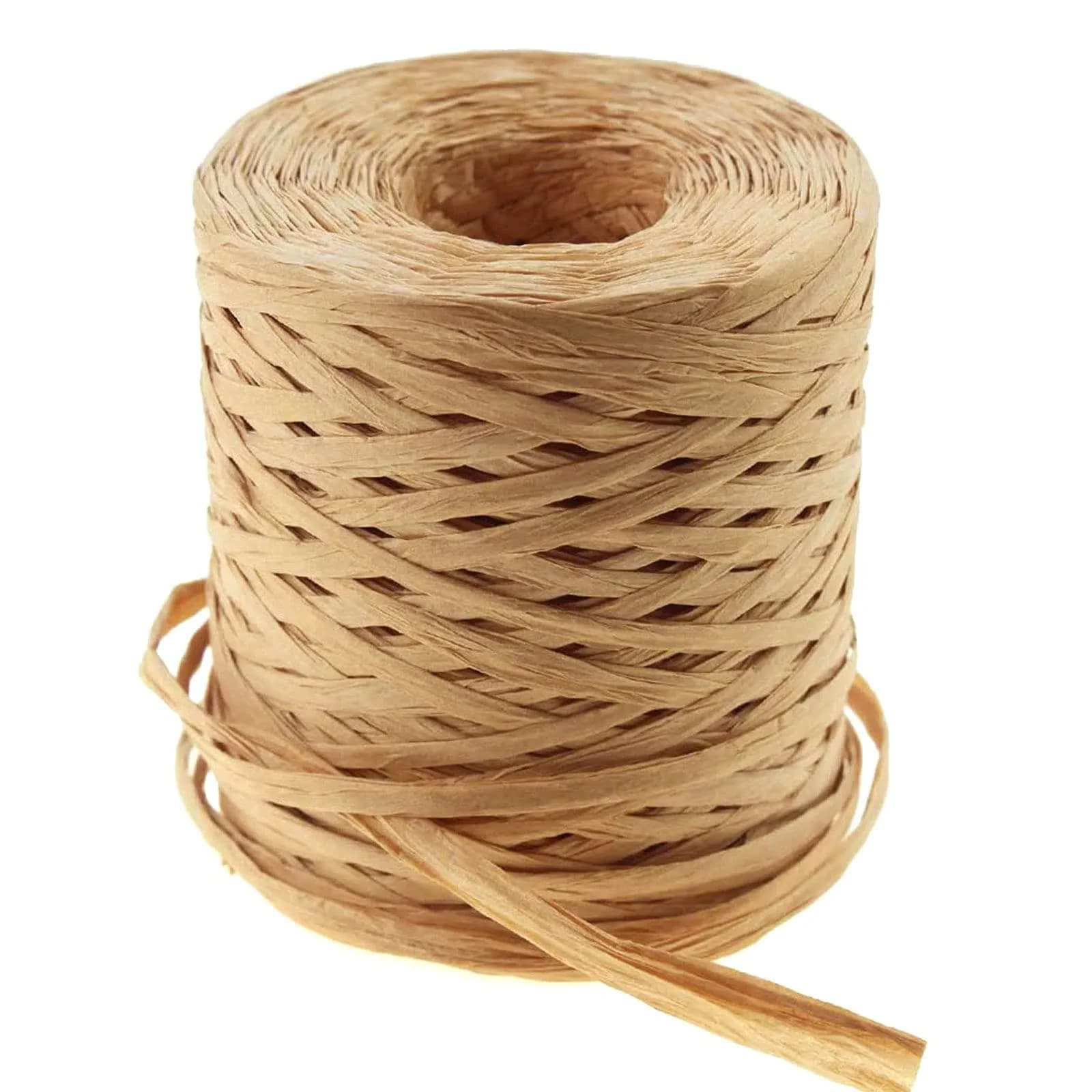 CREATRILL Raffia Paper Craft Ribbon 218 Yards (Kraft) | Eco-friendly, Biodegradable, Recyclable