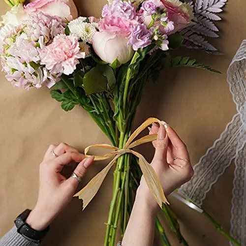 CREATRILL Raffia Paper Craft Ribbon 218 Yards (Kraft) | Eco-friendly, Biodegradable, Recyclable thumbnail 6