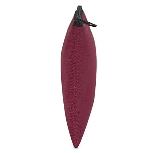 DALIX Maroon Zippered Bank Bag 2-Pack | Secure Cash & Coin Pouch (27.9 cm x 14 cm x 6.3 cm) - view 3
