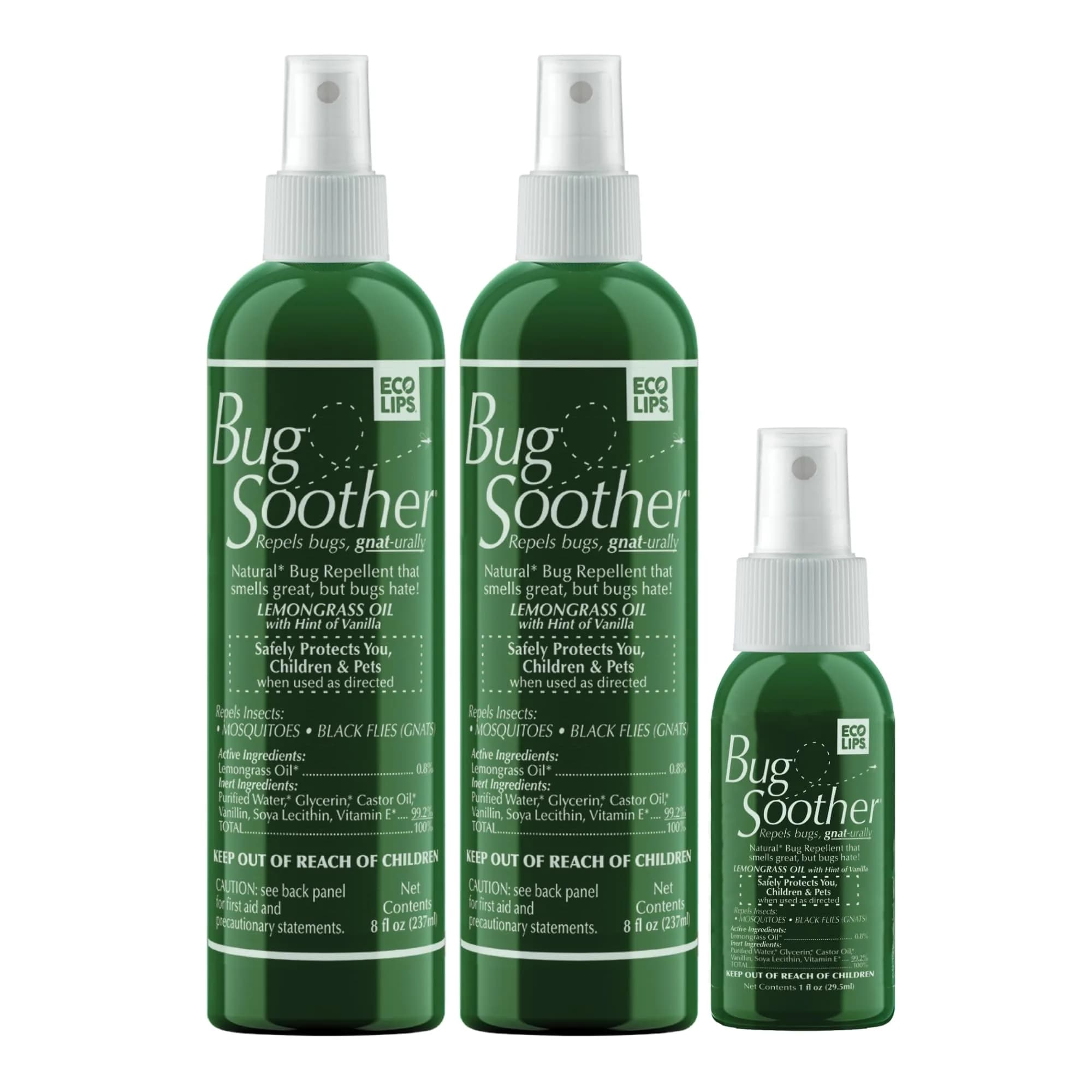 Bug Soother Natural Insect Repellent Spray 473ml (16 Fl Oz) | Plant-Based, DEET-Free, Family-Safe