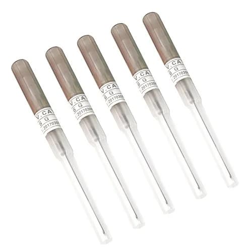 Xiboya textile Pack of 5 Catheter Piercing Needles 16G | Stainless Steel Tattoo & Piercing Tool thumbnail 1