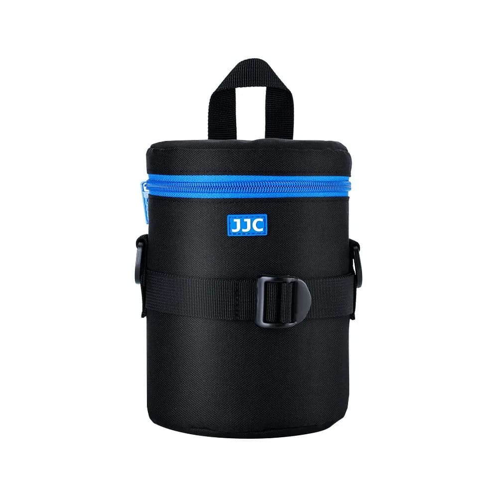 JJC Deluxe Lens Case Pouch Bag for Camera Lens Below 3.9" x 6.5" | Heavy-duty Shock Absorption