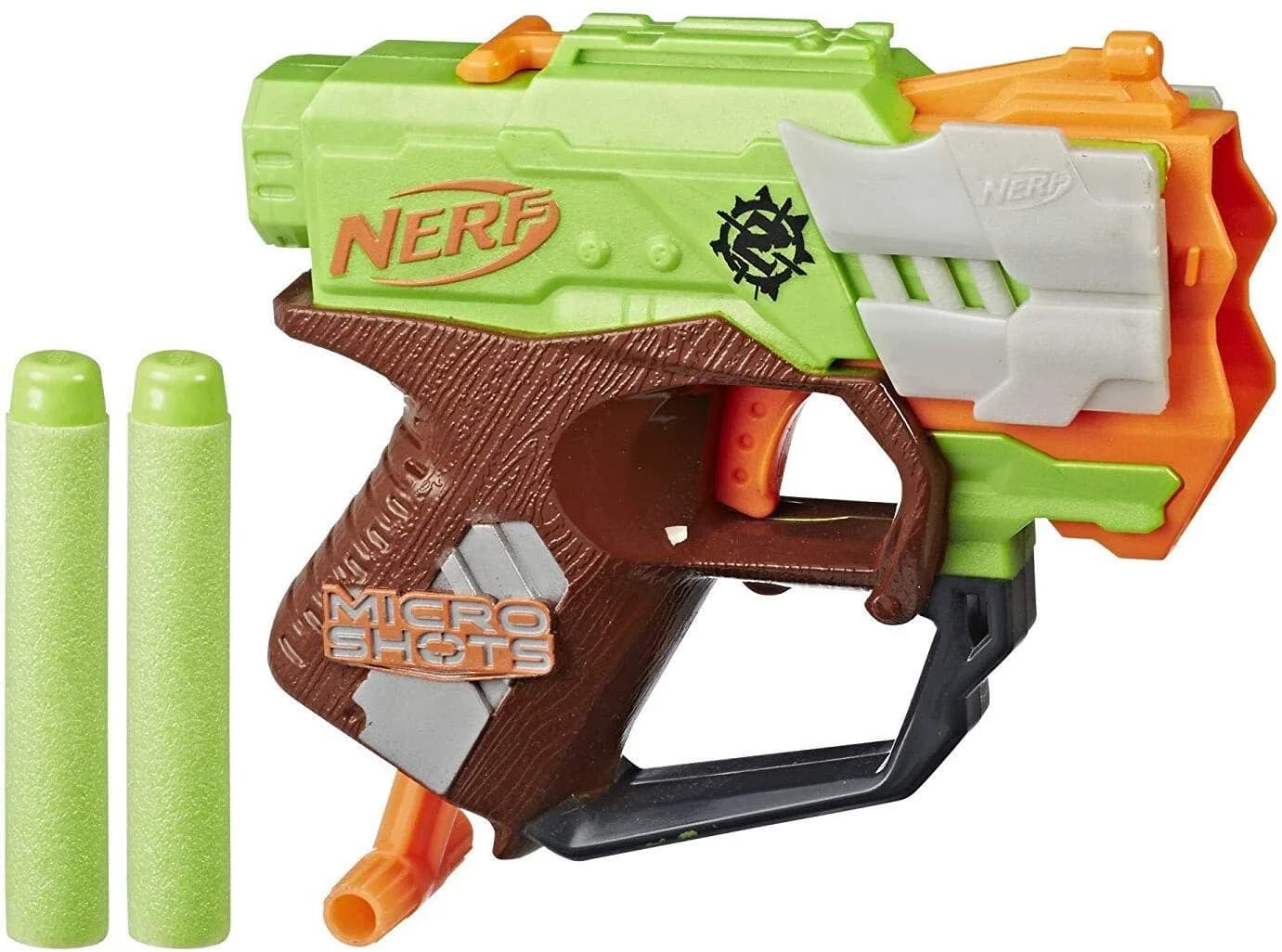 Nerf MicroShots Zombie Strike Crossfire Bow | Mini Foam Blaster for Kids 8+