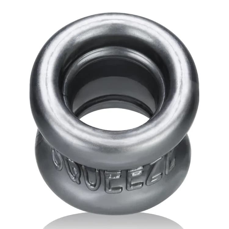 Oxballs Squeeze Ball Stretcher – Thick Blubbery FLEXtpr Ring for Heavy Low-Hangers, All-Day Wear, Steel thumbnail 3