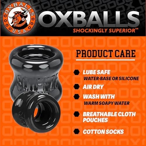 Oxballs Squeeze Ballstretcher 2in | Enhances Stretch & Stamina thumbnail 6