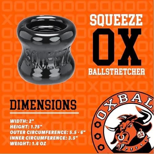 Oxballs Squeeze Ballstretcher 2in | Enhances Stretch & Stamina thumbnail 3
