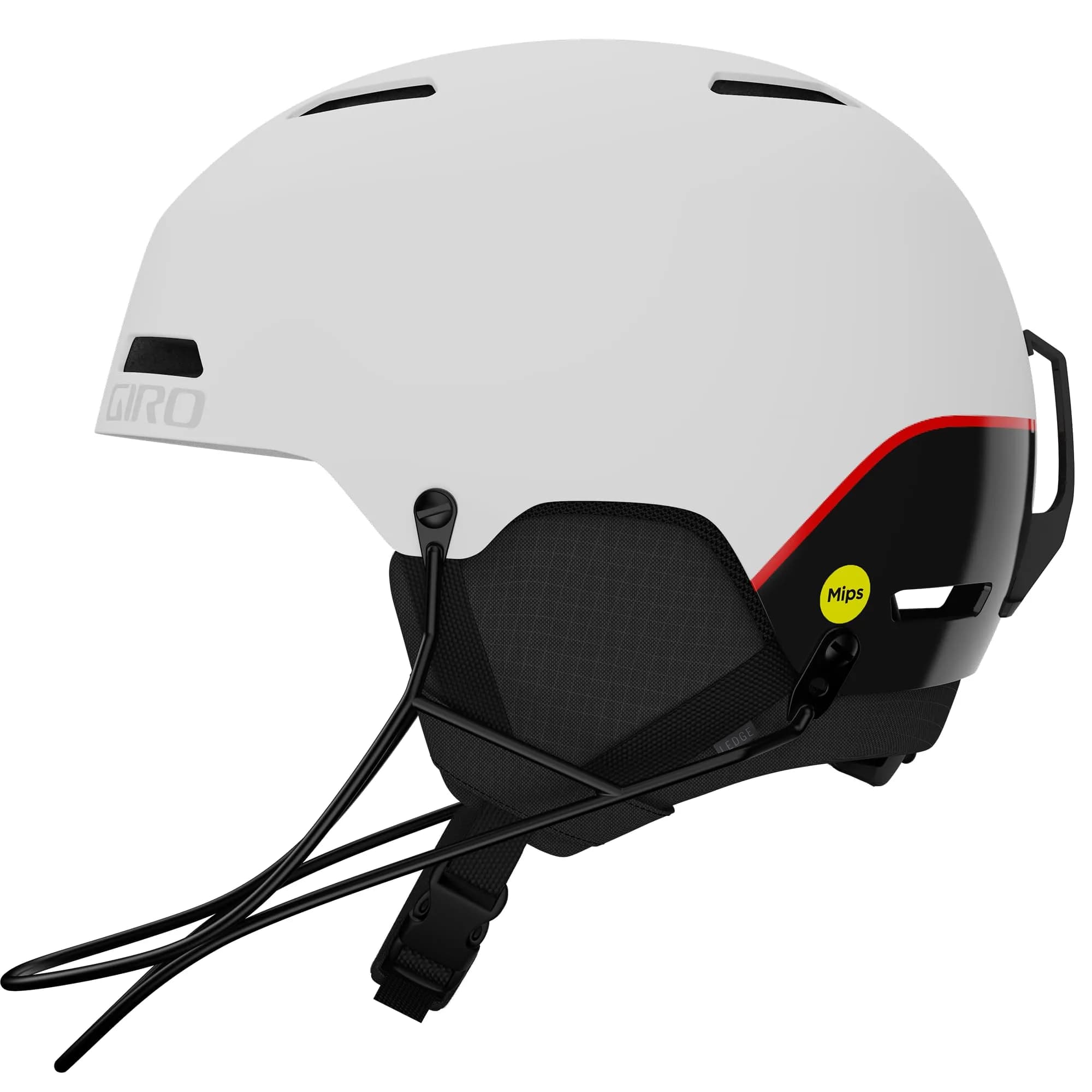 Giro Ledge SL MIPS Snow Helmet - Matte White (Limited) - Size L (59-62.5cm) | MIPS Impact Protection with Removable Chinbar