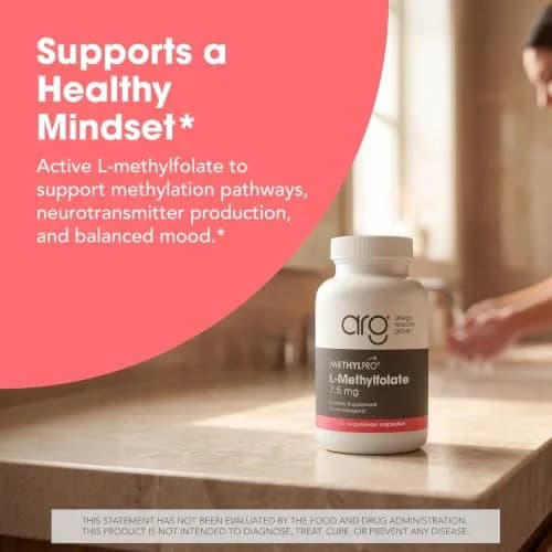 MethylPro L-Methylfolate 7.5 mg | Supports methylation & neurotransmitters | 30 Capsules thumbnail 2