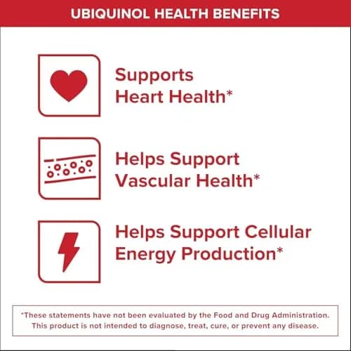Qunol Mega Ubiquinol CoQ10 100mg Softgels, 240 Count | Superior Absorption for Heart Health thumbnail 2