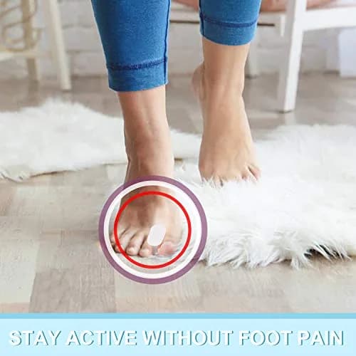 Povihome Gel Bunion & Toe Spacers Separators Small Size (10 Pack) | Orthopedic Brace for Pain Relief thumbnail 8
