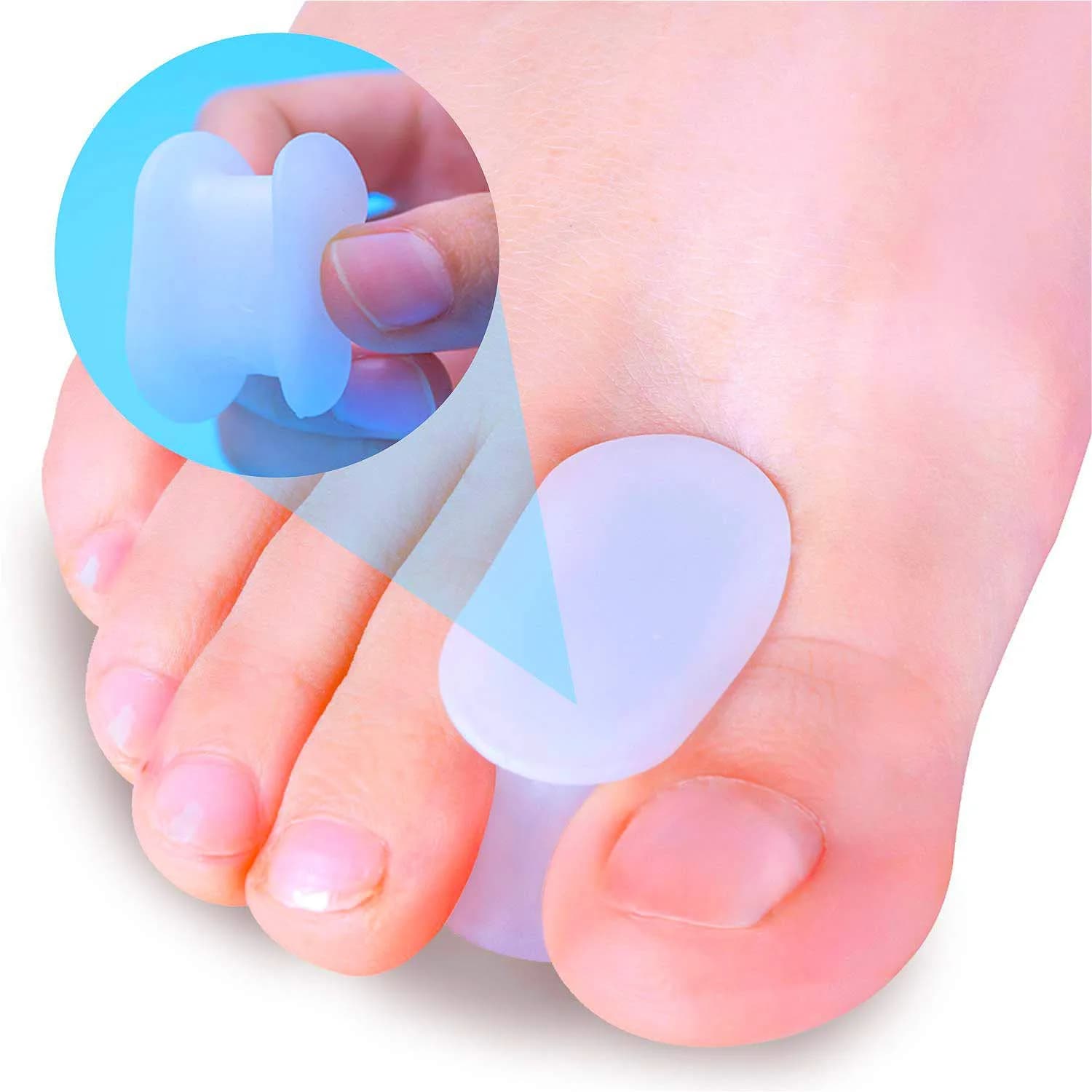 Povihome Gel Bunion & Toe Spacers Separators Small Size (10 Pack) | Orthopedic Brace for Pain Relief - main product image