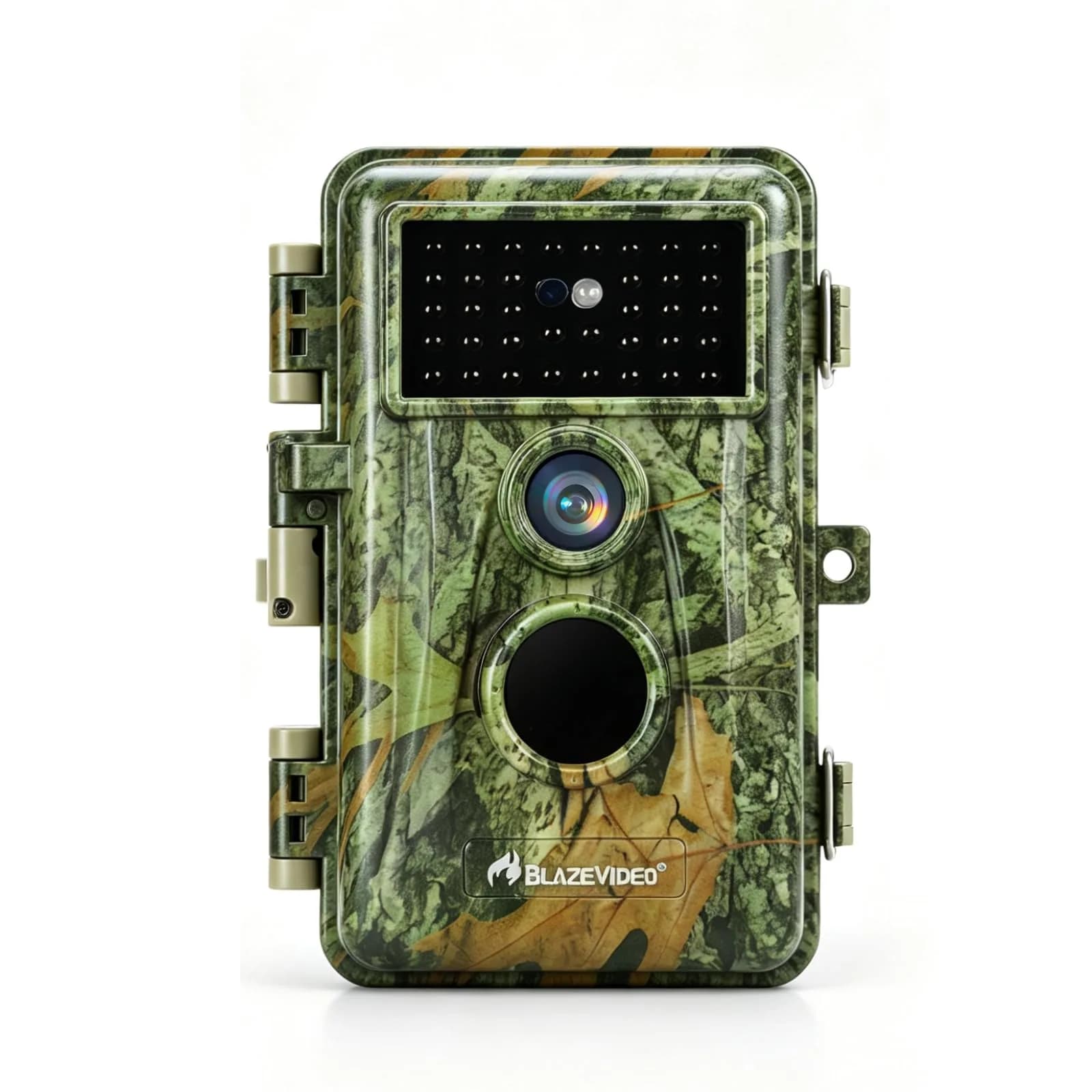 BLAZEVIDEO Trail Camera 64MP 1296P Video, 940nm No-Glow Night Vision, 70° Focused PIR Detection, 0.3s Trigger, 110° FOV, IP66 Cam
