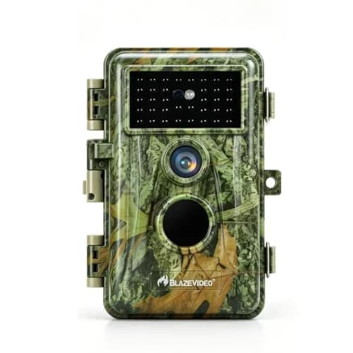 BLAZEVIDEO Trail Camera 64MP 1296P Video, 940nm No-Glow Night Vision, 70° Focused PIR Detection, 0.3s Trigger, 110° FOV, IP66 Cam thumbnail 1