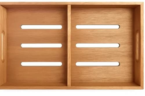 F.e.s.s. Fess Storage Cedar Tray with Adjustable Divider | Versatile Humidor Accessory (70-120 chars) thumbnail 1