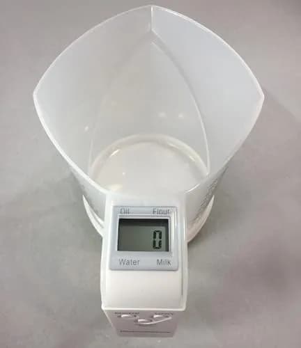 KitchenMetrics Digital Kitchen Scale with 1L Measuring Cup | Accurate Baking & Portion Control thumbnail 7