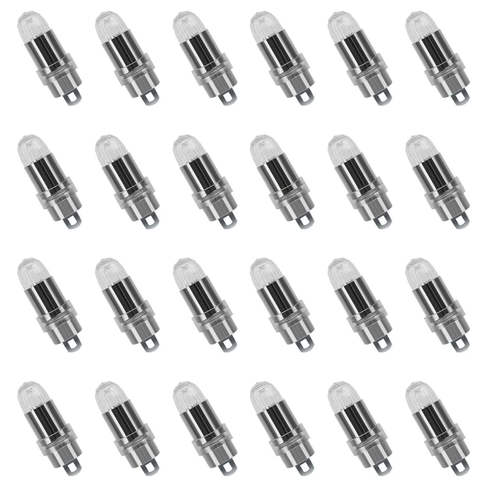 LIHAO Battery Operated LED Party Lights 30-Pack | Warm White, Waterproof, 1.2cm x 3.5cm — Warm White