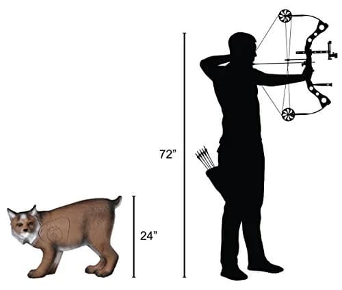 Delta McKenzie Pro 3D Lynx Archery Target, Tan, 24x36 | ASA Approved, Realistic Size & Features thumbnail 2