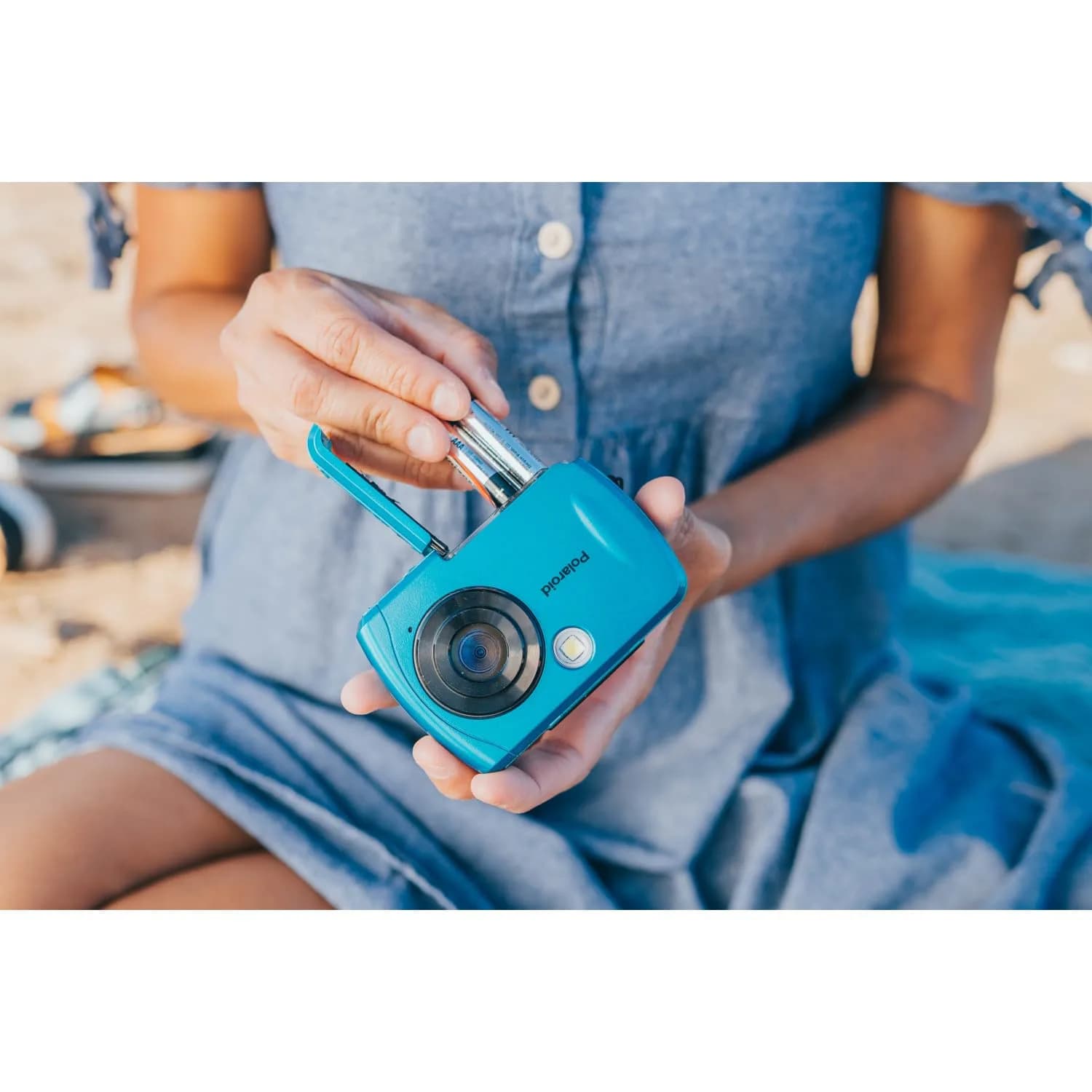 Polaroid IS048 Waterproof Action Camera Teal 16MP HD Video | 10ft Submersible, 2.4" Screen, Digital Zoom - view 8