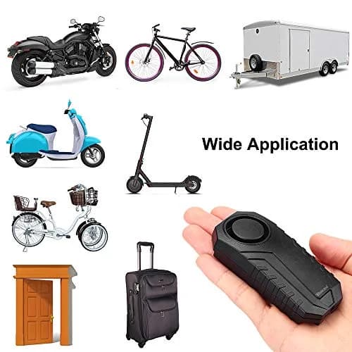 Wsdcam 113dB Motorcycle Alarm System with Remote | Vibration Motion Sensor & SOS Function thumbnail 6