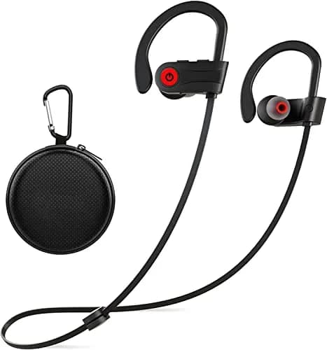 Otium U18 True Wireless Earbuds with Charging Case | Bluetooth 5.3, 16-Hour Playtime, IPX7 Waterproof — Black