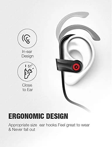Otium U18 True Wireless Earbuds with Charging Case | Bluetooth 5.3, 16-Hour Playtime, IPX7 Waterproof thumbnail 5