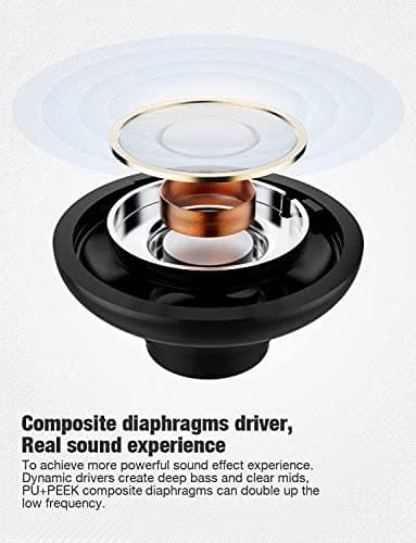 Otium U18 True Wireless Earbuds with Charging Case | Bluetooth 5.3, 16-Hour Playtime, IPX7 Waterproof thumbnail 3