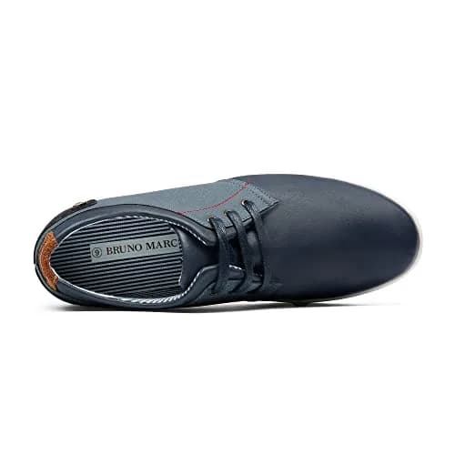Bruno Marc Men's Fashion Sneakers Navy 6.5 | Classic Casual Comfort with Style thumbnail 6