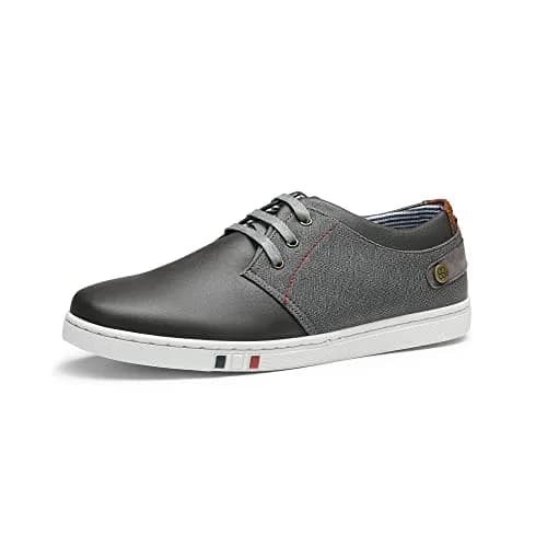 Bruno Marc Men's Fashion Sneakers Grey 25cm (9.7in) | Classic Style & Comfort thumbnail 1