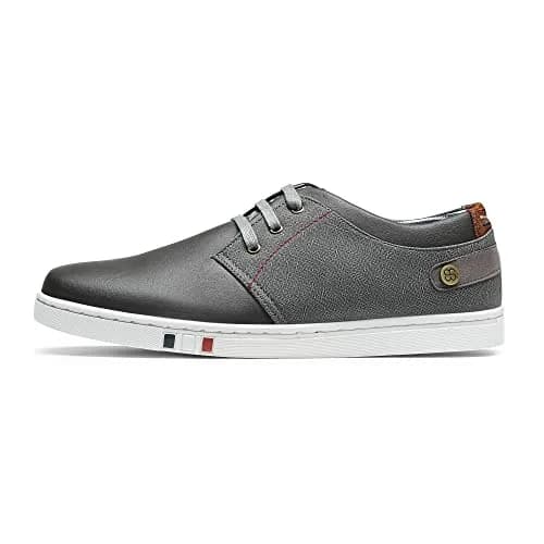 Bruno Marc Men's Fashion Sneakers Grey 25cm (9.7in) | Classic Style & Comfort thumbnail 2