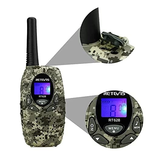 Retevis RT628 Kids Walkie Talkies | Camouflage Two-Way Radios for 4-12 Year Old Boys Girls thumbnail 6