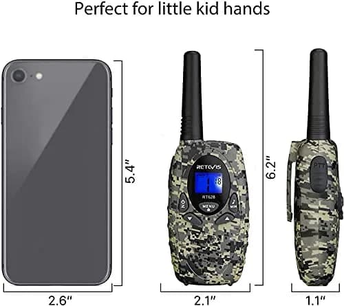 Retevis RT628 Kids Walkie Talkies | Camouflage Two-Way Radios for 4-12 Year Old Boys Girls thumbnail 8