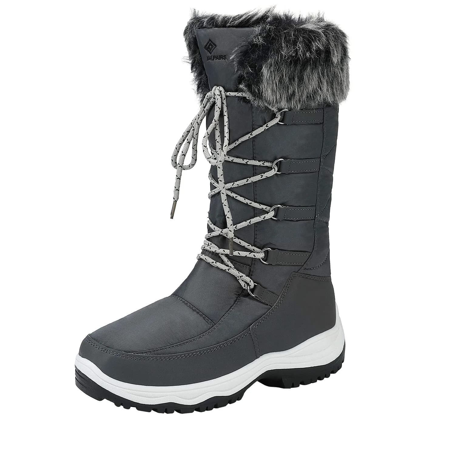 DREAM PAIRS Women's Warm Faux Fur Lined Mid-Calf Snow Boots Size 11 | Waterproof & Insulated for Indian Winters — 7
