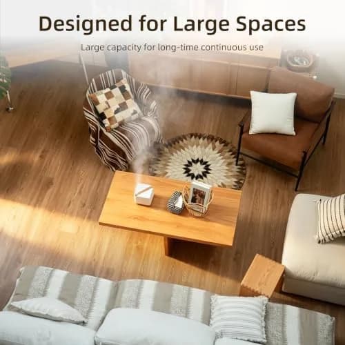 ASAKUKI Essential Oil Diffuser for Home Large 700 ml Humidifier | 32 sq m Coverage thumbnail 6