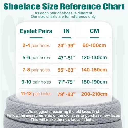 DELELE Flat Sneakers Shoe Laces 79 Inch Black | Durable Polyester for Sneakers & Casual Shoes thumbnail 6