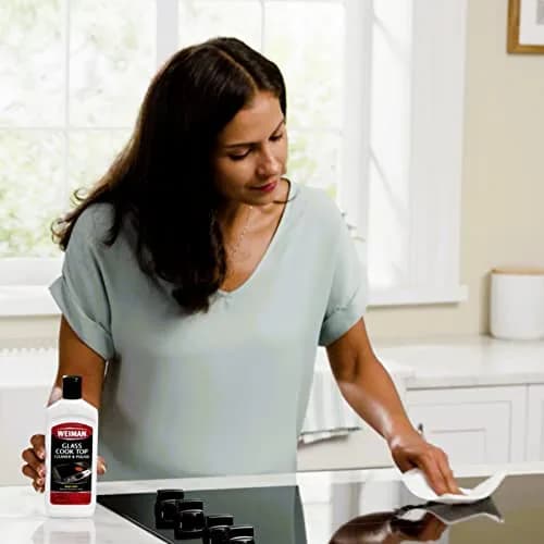Weiman Ceramic and Glass Cooktop Cleaner and Polish 20 Ounce (591 ml) | Gentle Formula for Streak-Free Shine thumbnail 6
