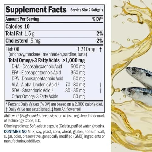 ANDREW LESSMAN ProCaps Essential Omega 3 Fish Oil 1200 mg | Premium Fish Oil Softgels for Daily Omega-3 Nutrition thumbnail 2