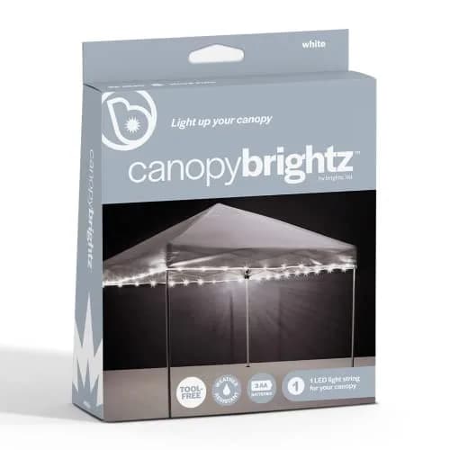 Brightz LED Canopy Lights, White 40ft String Light for 10x10 Tents | Weather-Resistant, Battery-Operated, Perfect for Outdoor Canopies thumbnail 7