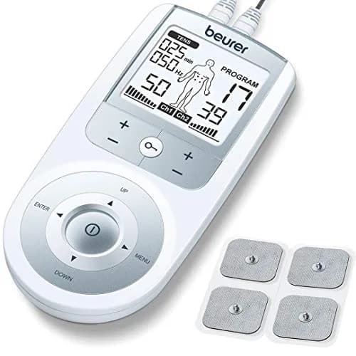 Beurer EM44 TENS Unit Muscle Stimulator with 50 Intensity Levels & 15 Programs | 0.36 kg (0.8 lb) thumbnail 1