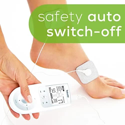Beurer EM44 TENS Unit Muscle Stimulator with 50 Intensity Levels & 15 Programs | 0.36 kg (0.8 lb) thumbnail 8