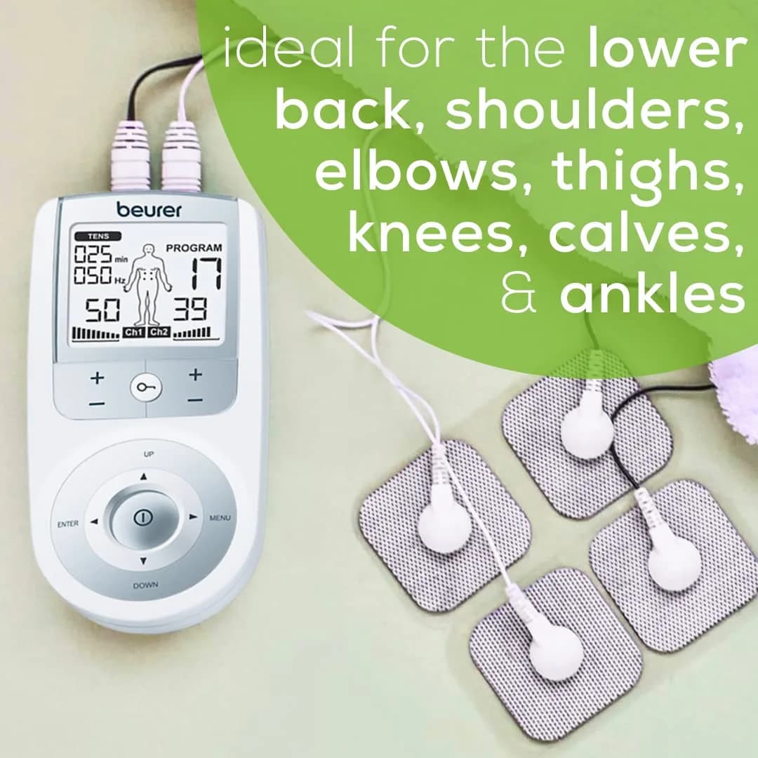Beurer EM44 TENS Unit Muscle Stimulator with 50 Intensity Levels & 15 Programs | 0.36 kg (0.8 lb) - view 2